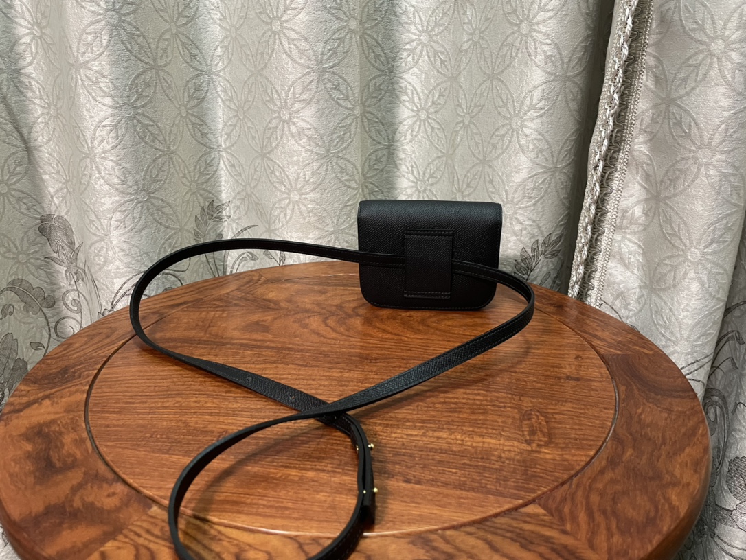 에르메스 콘스탄스백 미니 블랙 은장